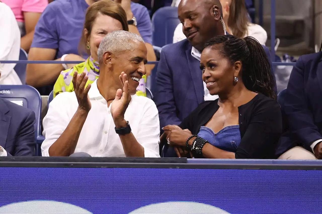 Michelle & Barack Obama Wow US Open Crowd With a Date Night Appearance