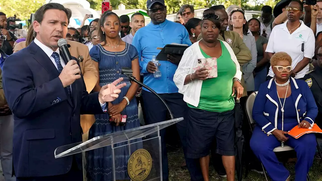 Florida Gov. Ron DeSantis faces Black leaders' anger after racist killings in Jacksonville