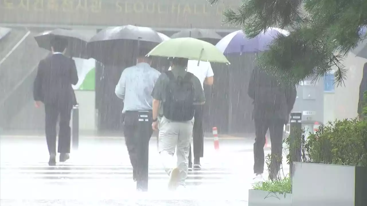 [날씨] 오늘 전국 곳곳 강한 비...시간당 30∼60mm 집중호우