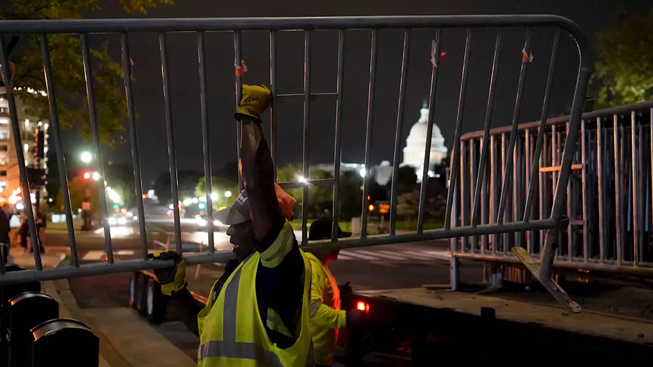 Security preparations underway in Washington head of Trump court appearance