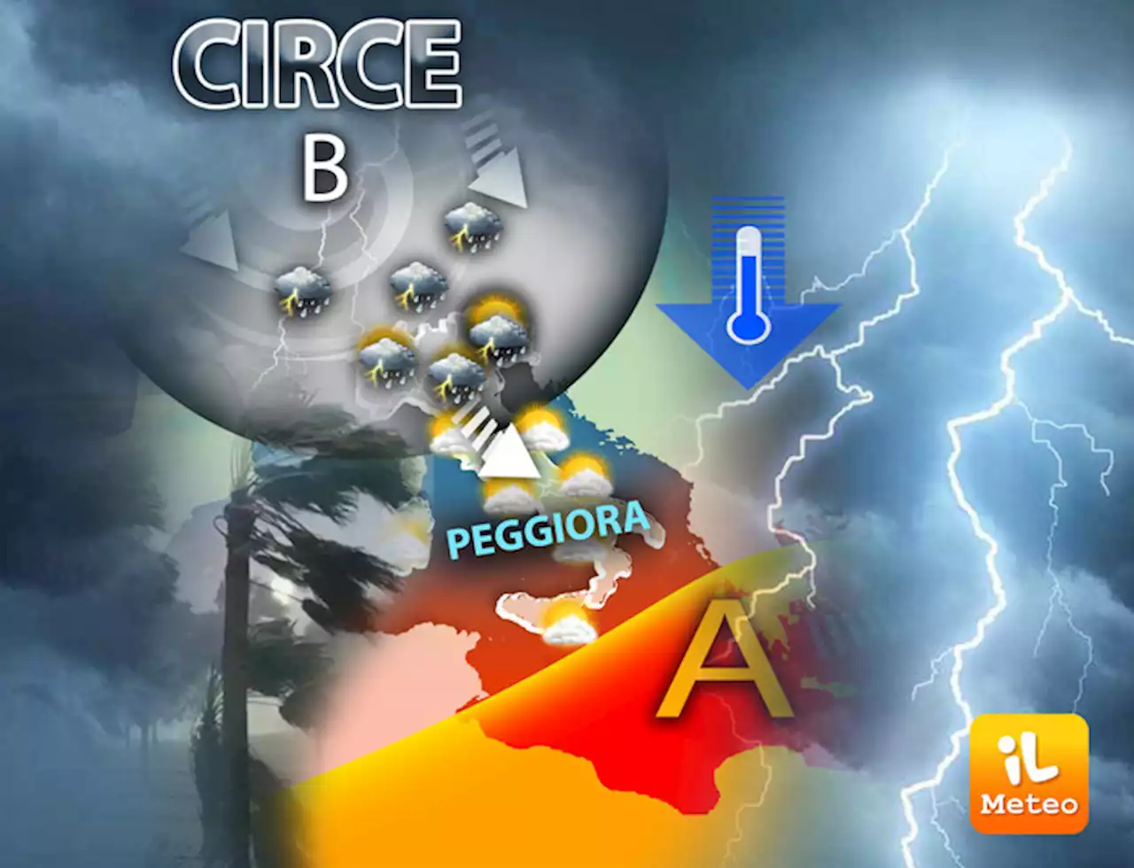 Il Ciclone Circe sull'Italia, tre giorni di maltempo da Nord a Sud. Previsti violenti nubifragi - Notizie - Ansa.it