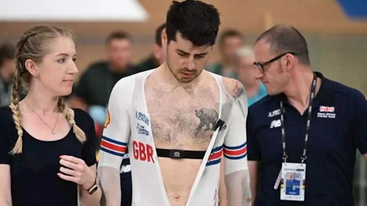 GB out of men's team pursuit after crash