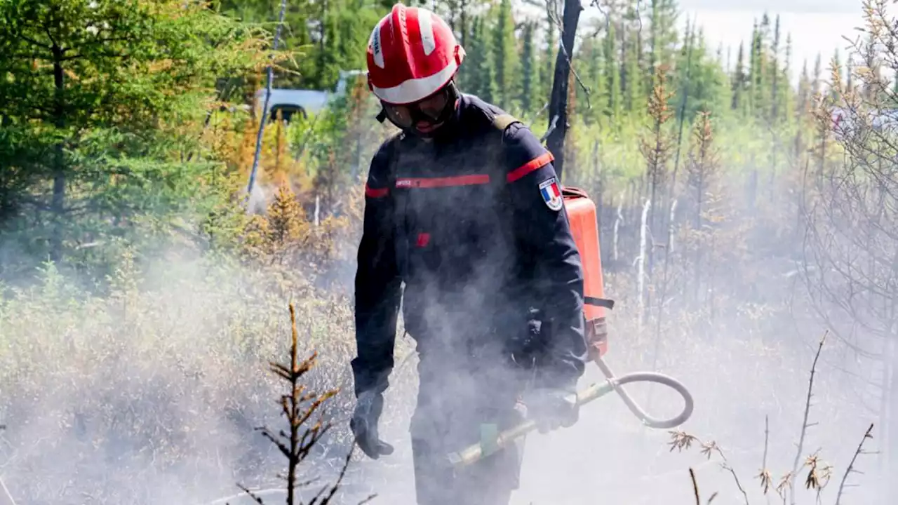 'Des départs de feu partout': des pompiers des Hautes-Alpes luttent contre les incendies au Canada