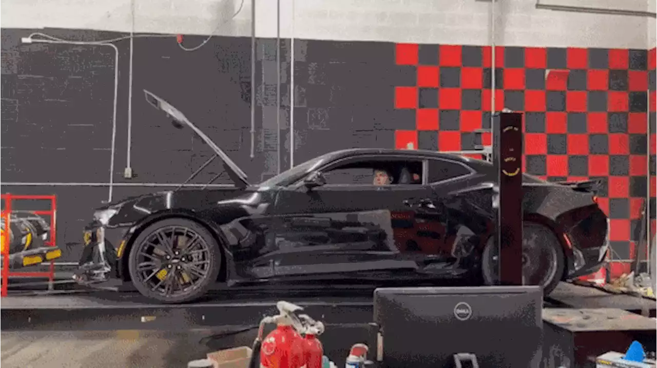 The Transmission Of This 800 HP Chevy Camaro Went Bang On The Dyno | Carscoops