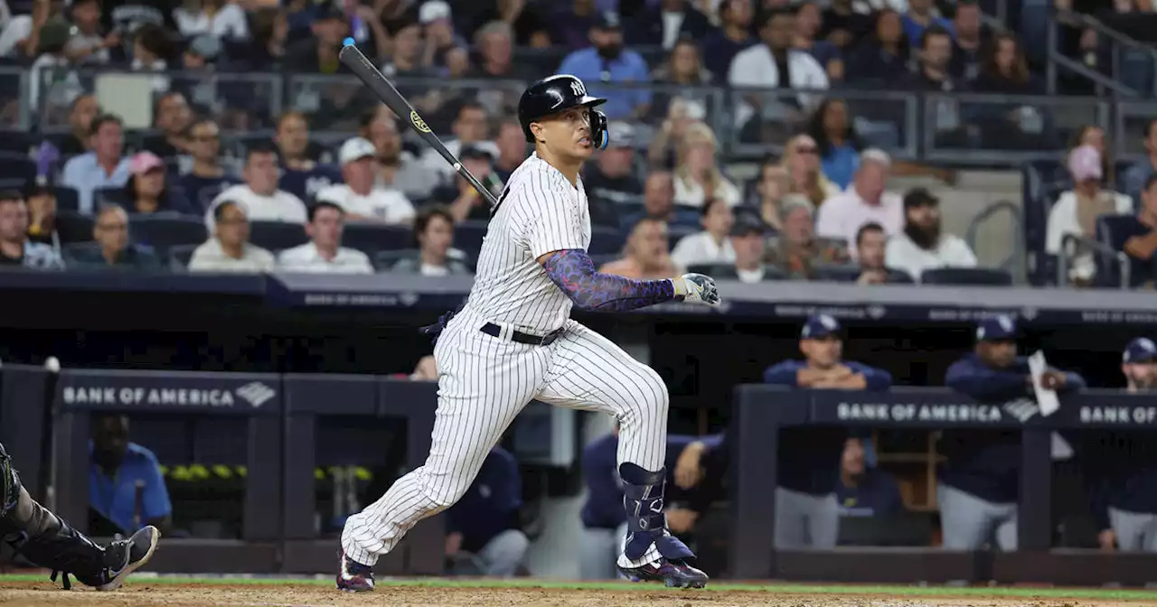 Stanton homers, drives in 4 to power Cole, Yankees to win over McClanahan, Rays