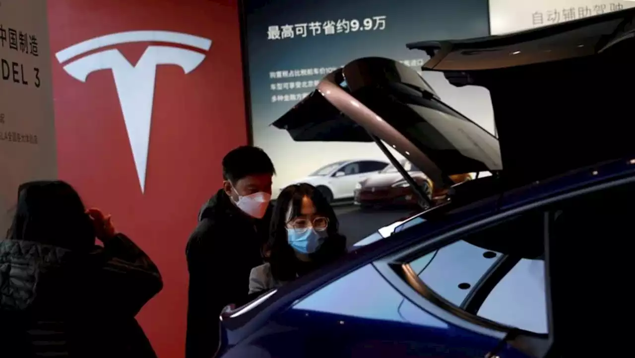 Tesla's China-made EV sales in July down 31% mth/mth