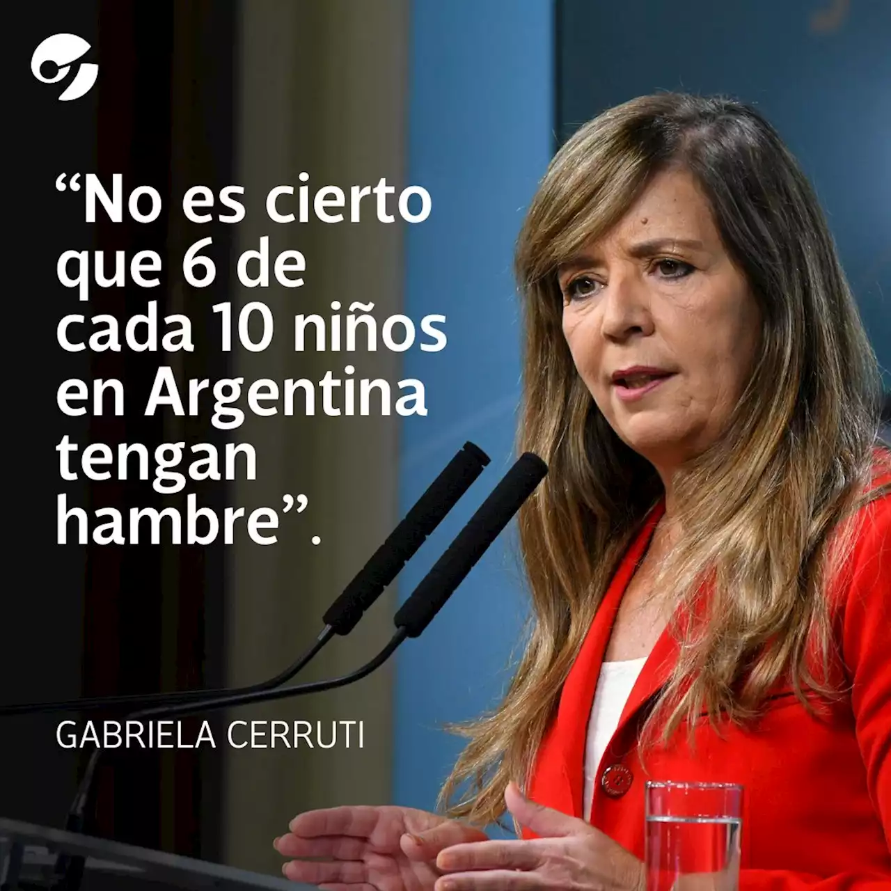 Gabriela Cerruti: 'No es cierto que 6 de cada 10 niños en Argentina tengan hambre'