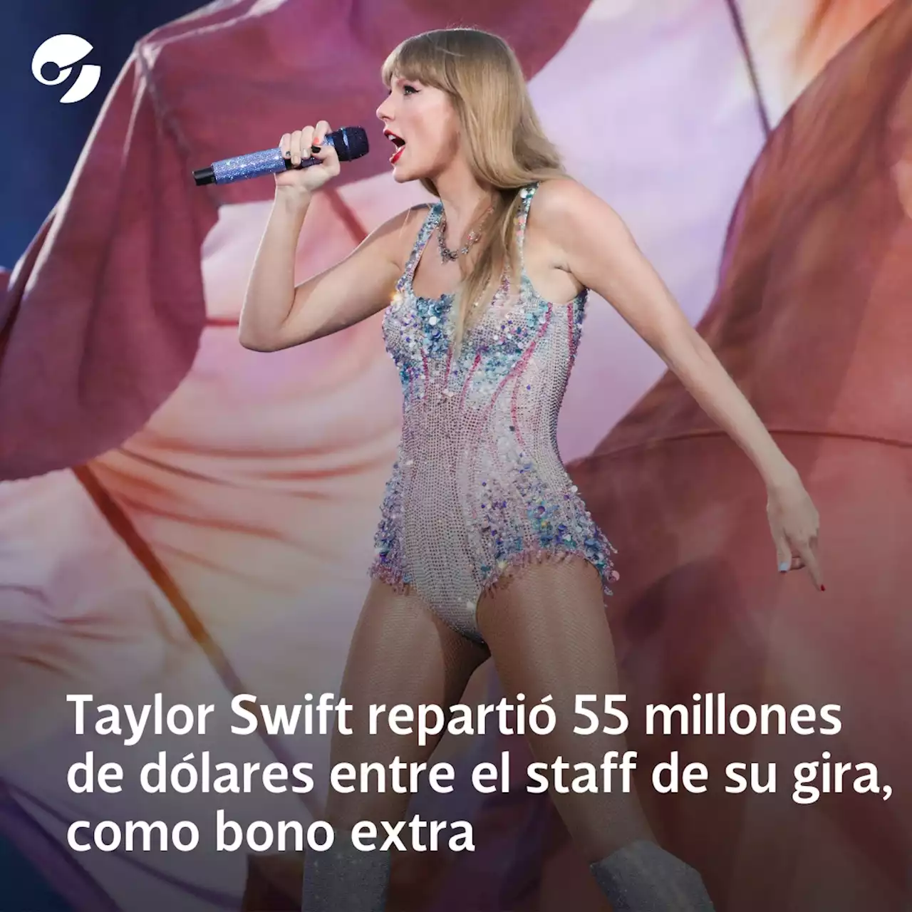 Taylor Swift repartió 55 millones de dólares entre el staff de su gira, como bono extra