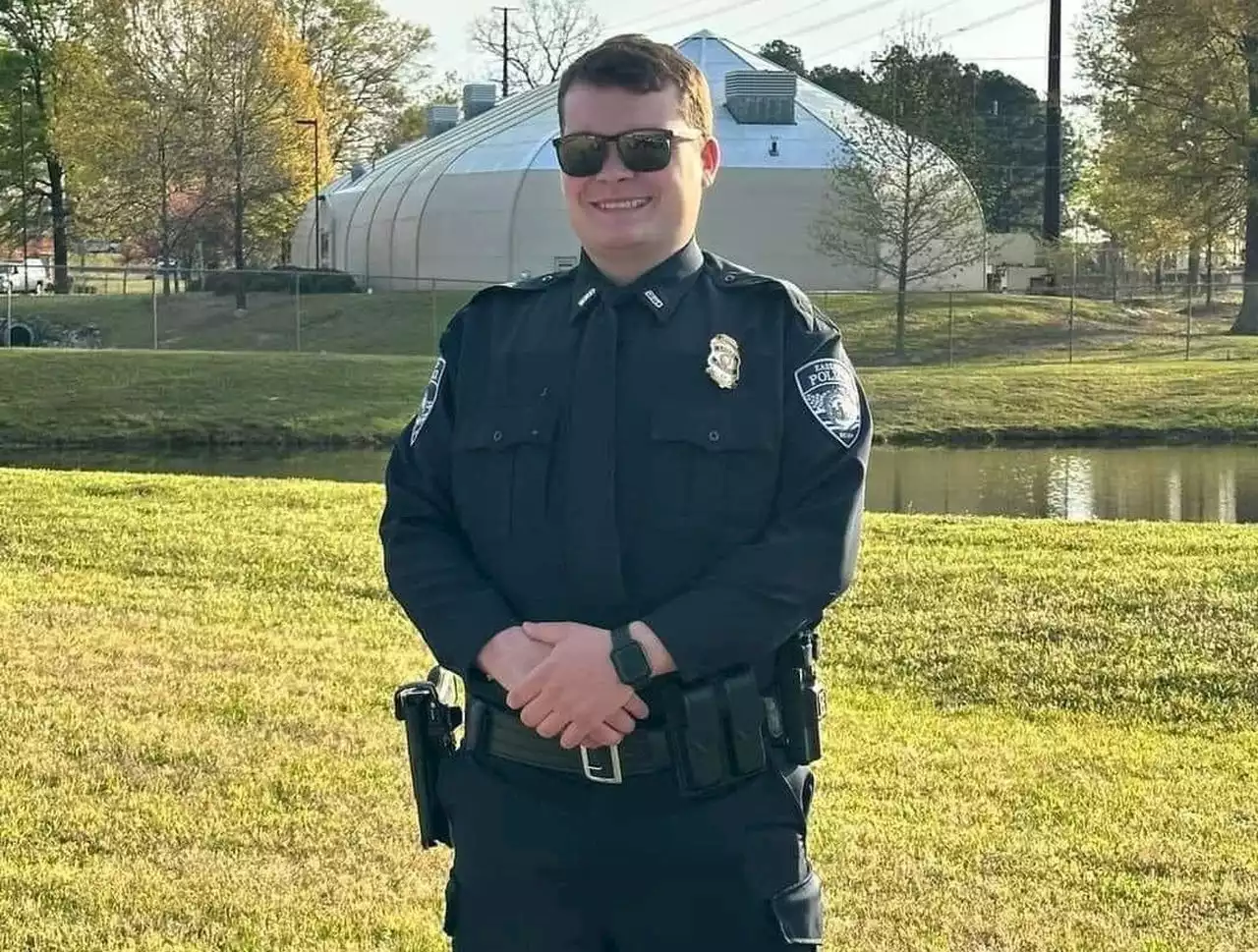 Rookie SC police officer hit by train while rescuing person from tracks