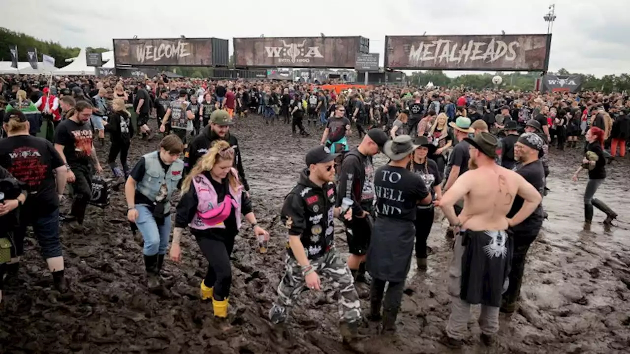 German heavy metal festival halts admissions as rain turns site to mud | CNN