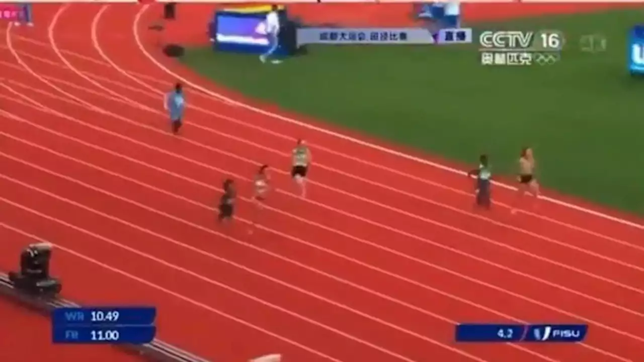 Sports official suspended for nepotism after painfully slow athlete finishes last in 100-meter race | CNN