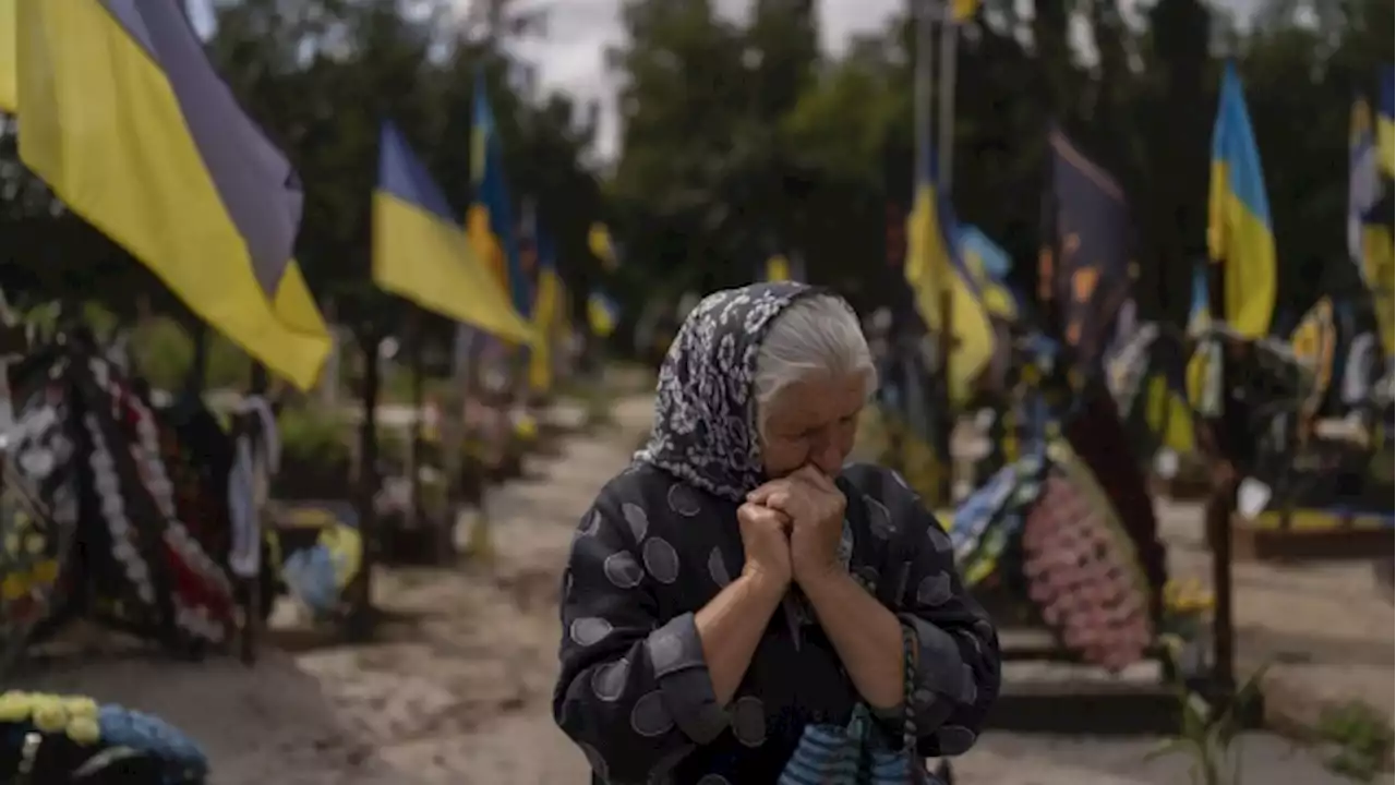 Russian shelling hits a landmark church in the Ukrainian city of Kherson