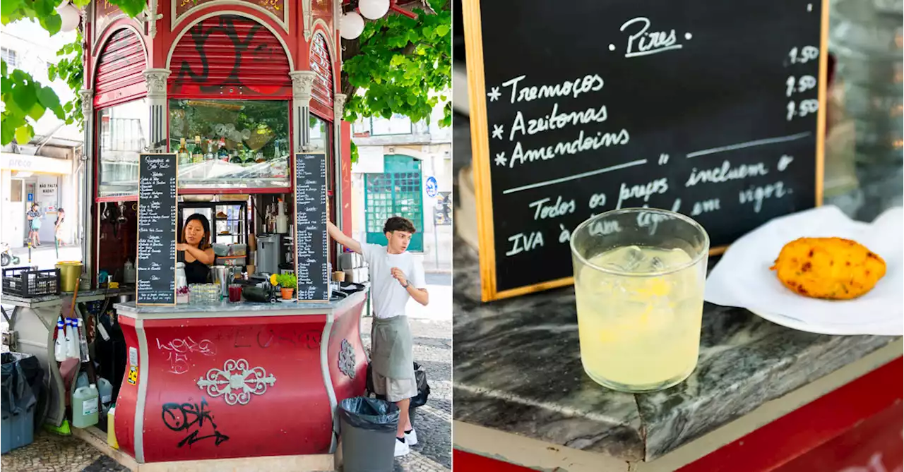 Lisbon’s Lemony Amarguinha Thrives at This Century-Old Drink Kiosk