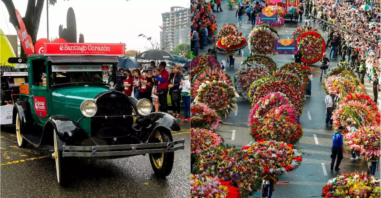 Estos son los recorridos de los desfiles de autos clásicos y de silleteros en la feria 2023