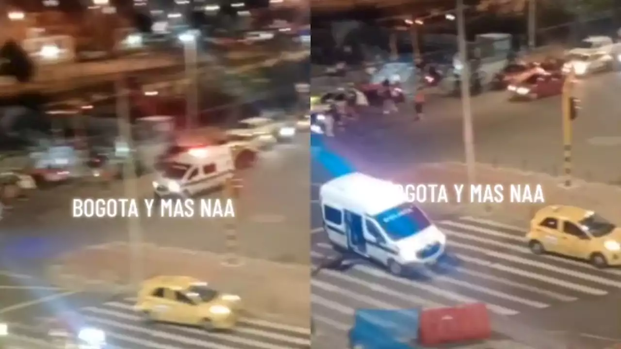 Video: Hombre que habría robado bicicleta cayó de una patrulla de la Policía