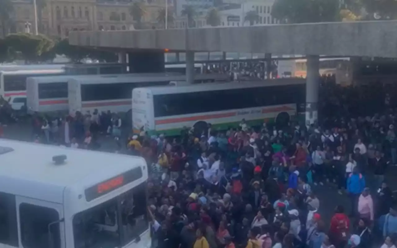 Cape Town taxi strike leaves commuters in Limbo with trains services halted