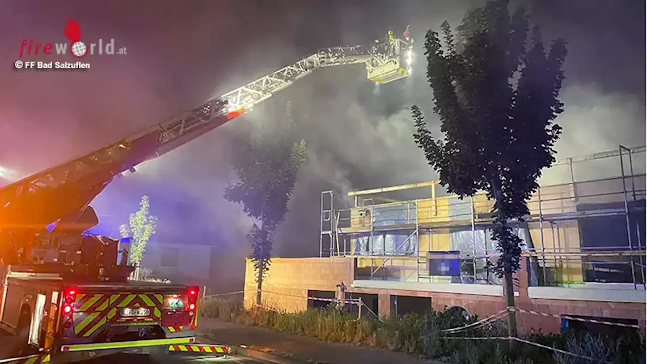 D: Brennender Kindergartenneubau in Bad Salzuflen