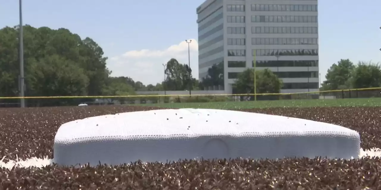 Full synthetic turf baseball field opens at Matthews Park