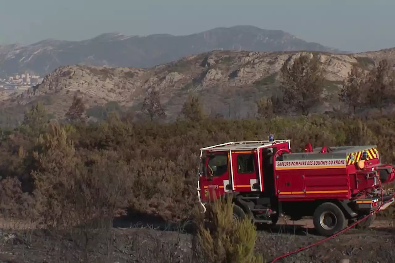 Incendies : le niveau de risque maximal de nouveau prévu vendredi dans les Bouches-du-Rhône