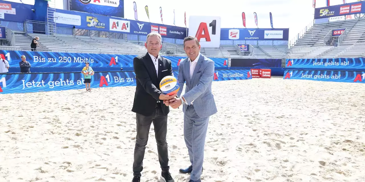 Beachvolleyball-EM in Wien: 60.000 Fans stürmen Insel