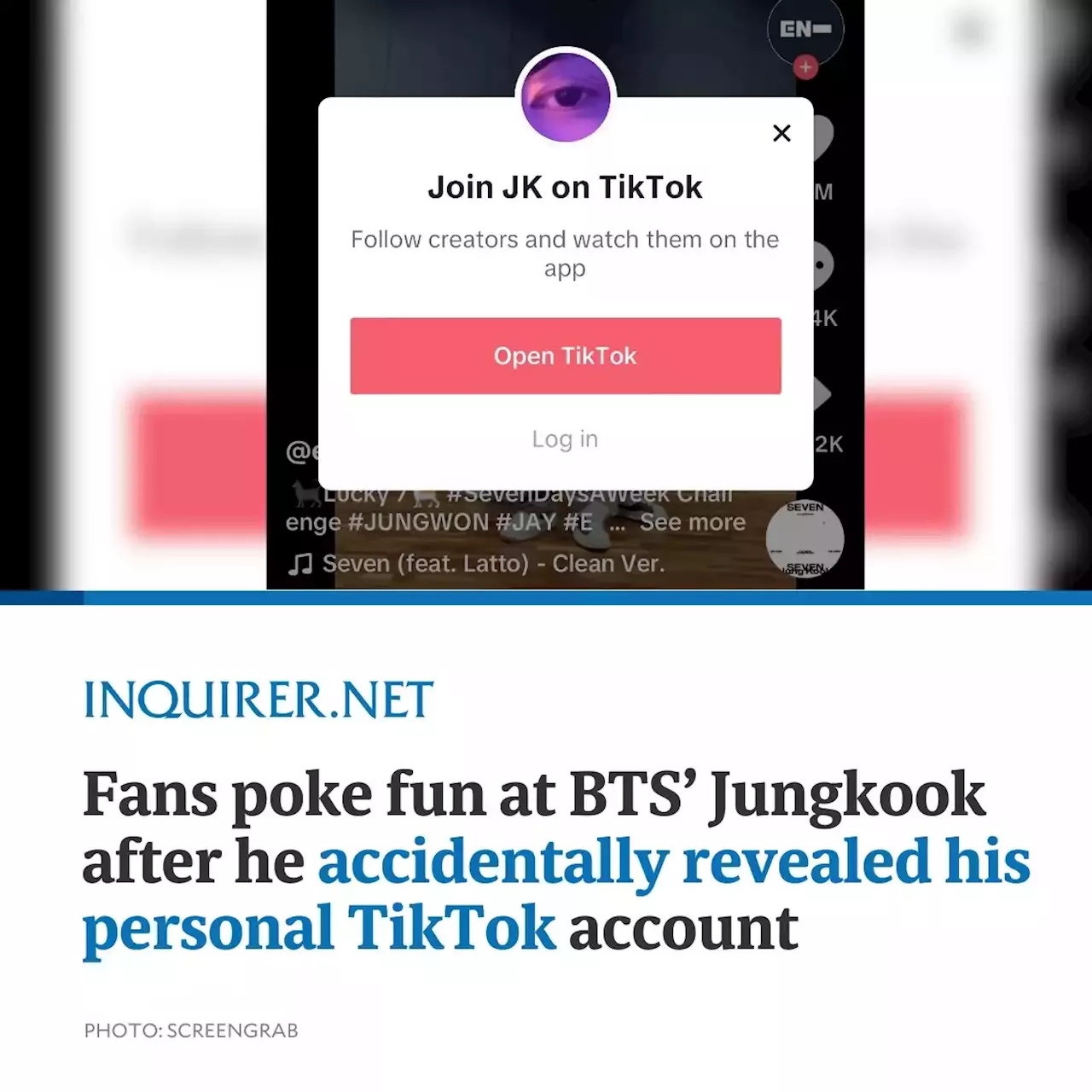 Did BTS' Jungkook accidentally REVEAL V's TikTok account to the world?