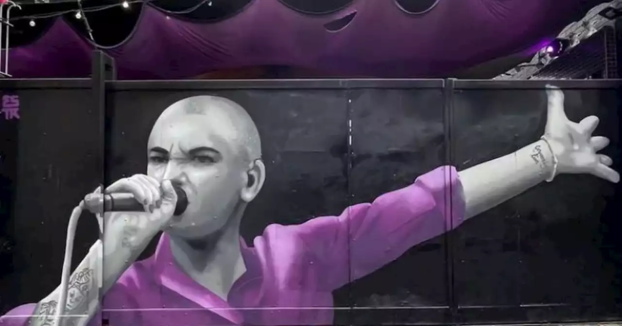 Street artist explains story behind 'angry' Sinead O'Connor mural in Dublin