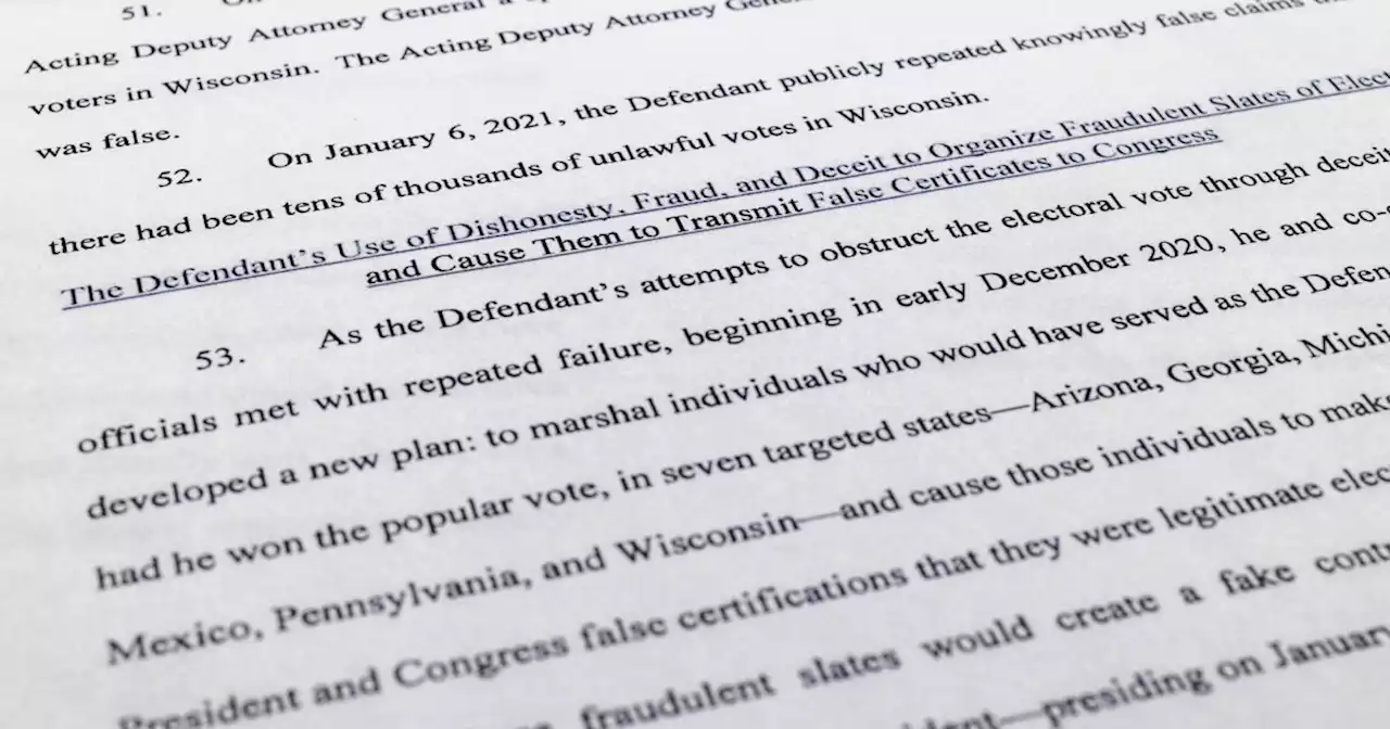 How the Trump fake electors scheme became a 'corrupt plan,' according to the indictment