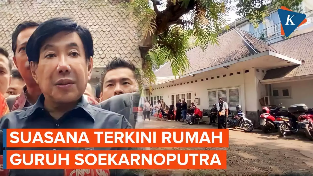 Suasana Terkini Rumah Guruh Soekarnoputra Jelang Pengosongan oleh PN Jaksel