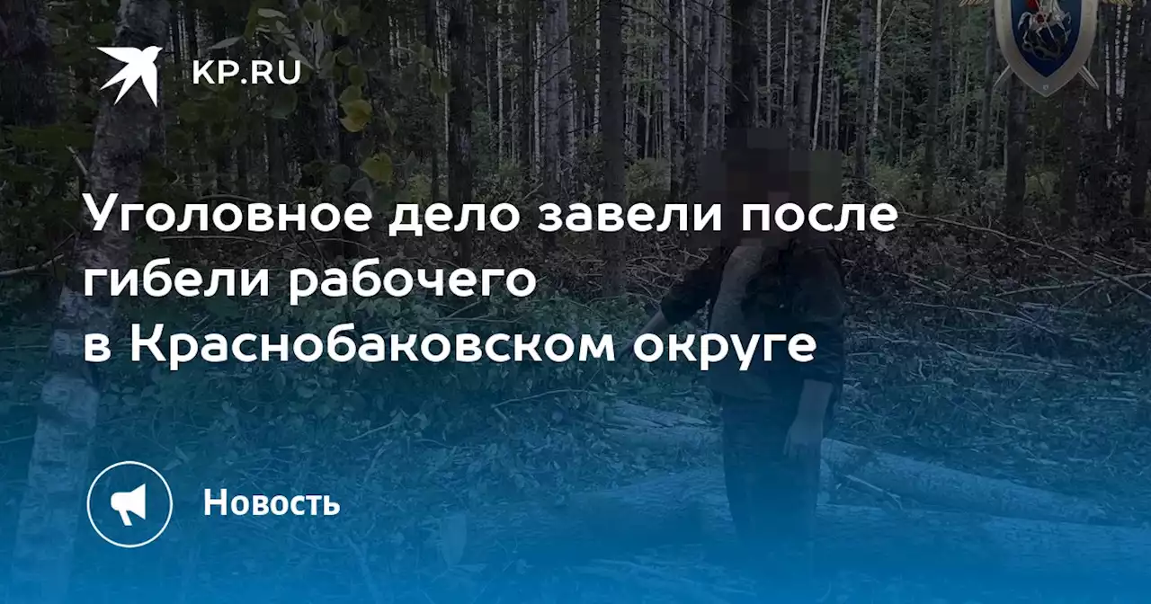 Уголовное дело завели после гибели рабочего в Краснобаковском округе