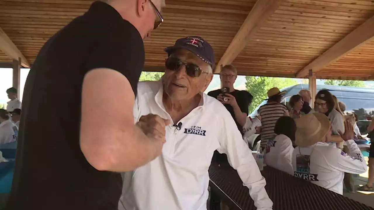 94-year-old sets new air chair record at Pineview Reservoir