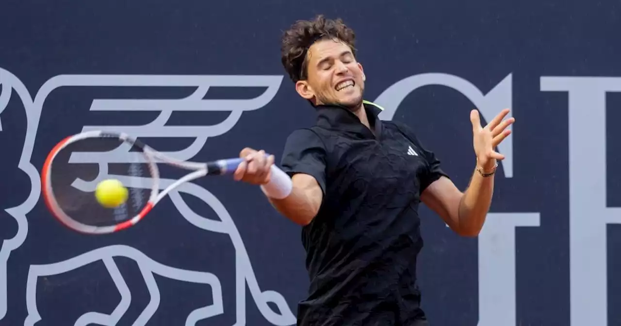 Tennis: Thiem steht nach großer Show im Halbfinale von Kitzbühel