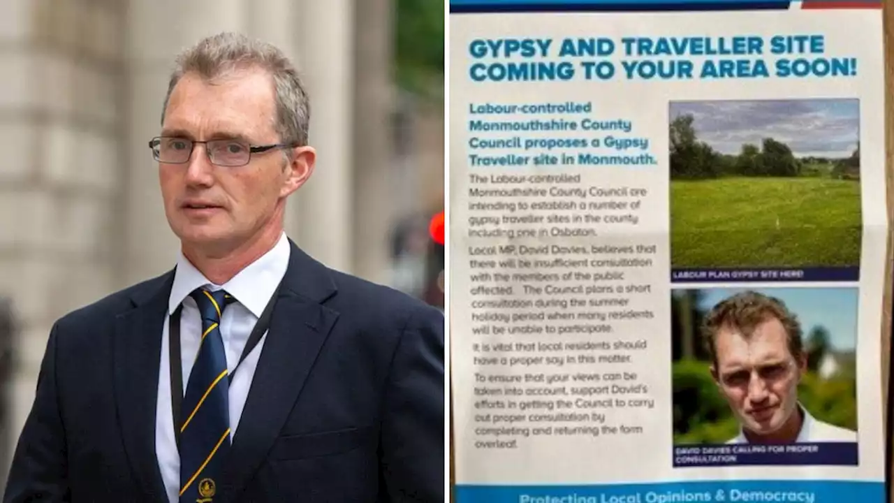 Welsh Secretary faces police probe after 'racist' election leaflet on traveller sites