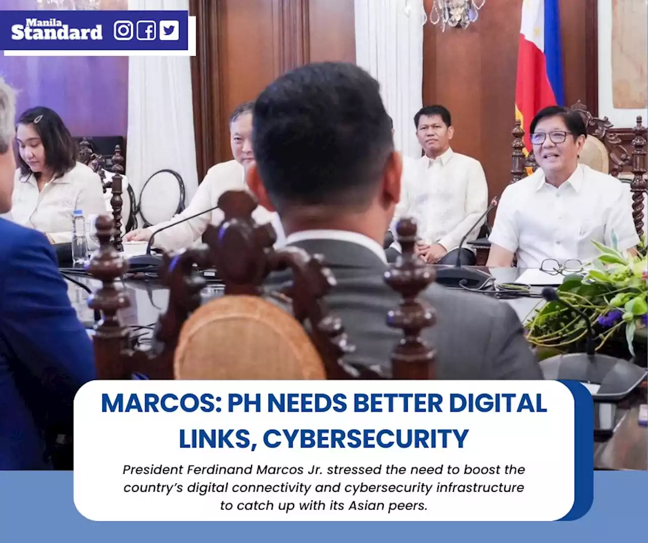 Marcos: PH needs better digital links, cybersecurity