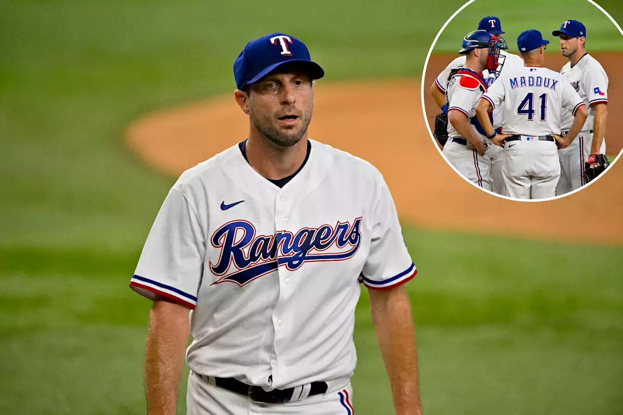 Max Scherzer’s first inning with the Rangers after Mets trade is an utter disaster