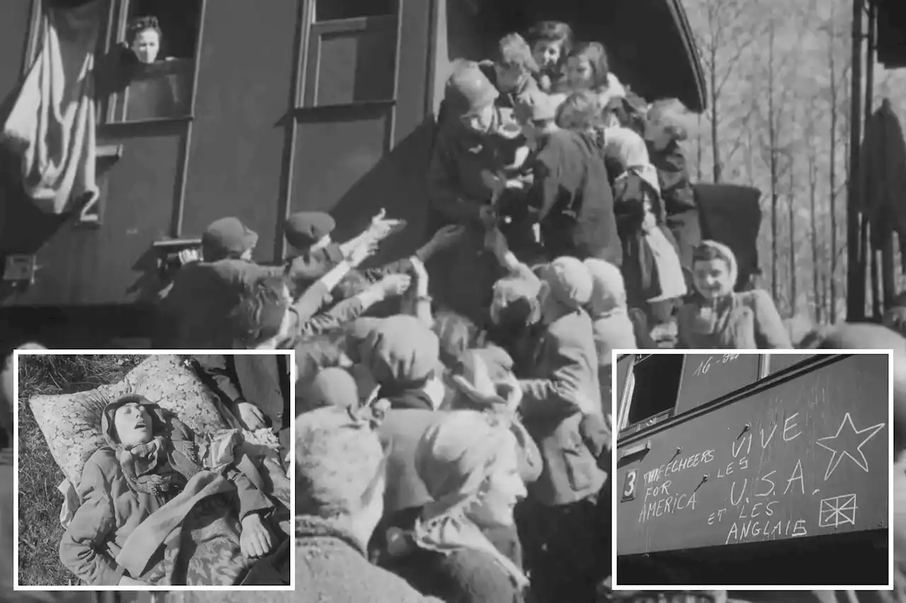 US soldiers seen liberating thousands of Jews from Nazi train: Found video