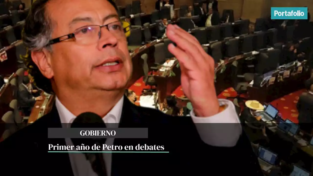 Impulso del primer año de Petro se diluyó en medio de los debates