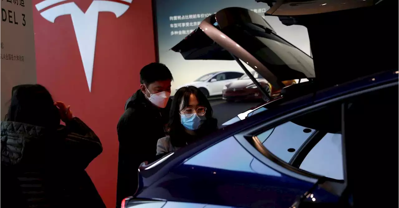 Tesla's China-made EV sales in July down 31% mth/mth