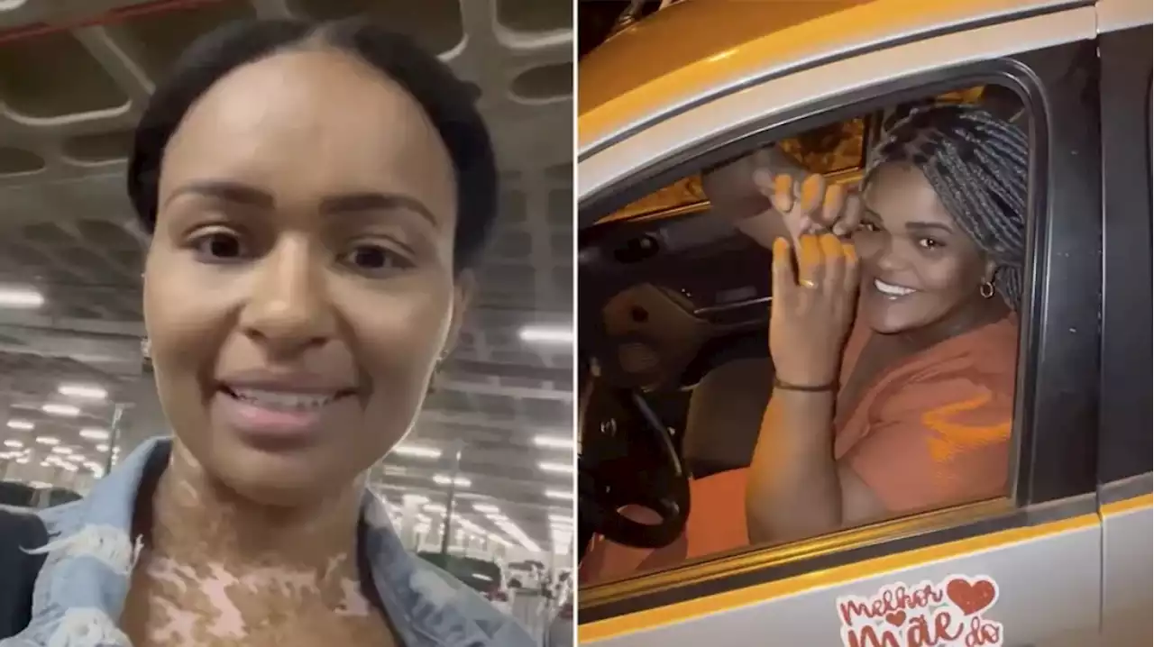 Ex-BBB Natália Deodato presenteia a mãe com novo carro