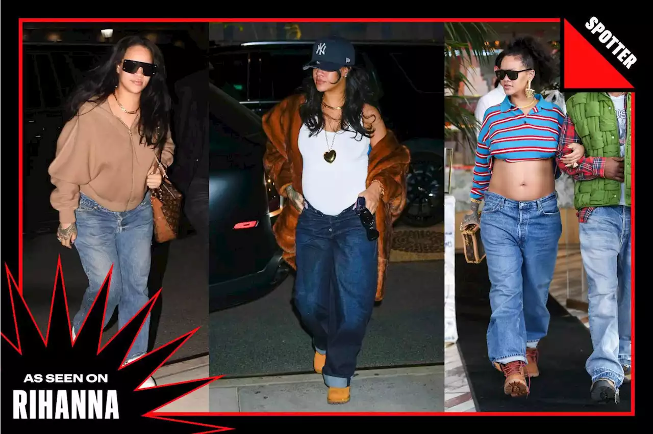 Rihanna Is Fixated On Oversized Baggy Denim--So Are We