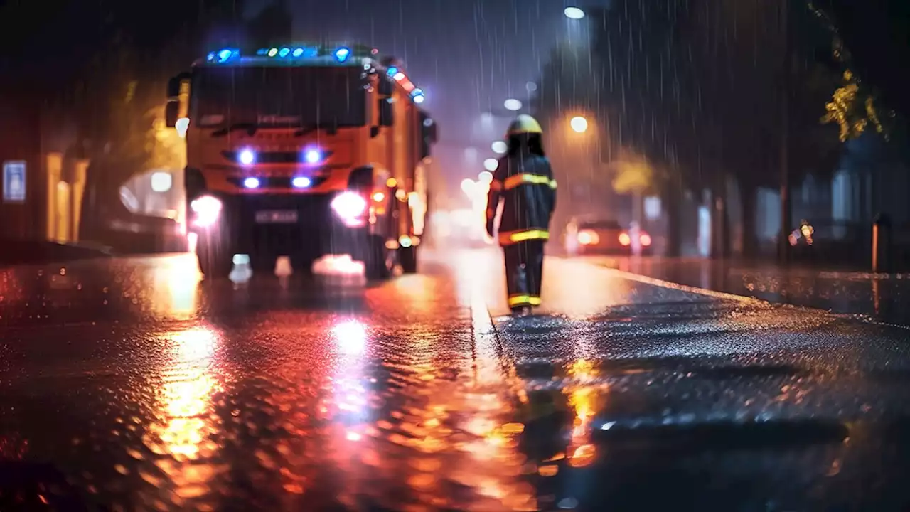 Nuit assez calme malgré l'alerte météo: 160 interventions des pompiers, un camp scout évacué