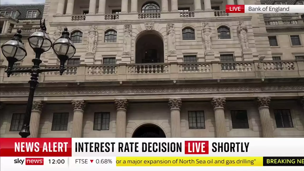 Bank of England increases interest rate for 14th time in a row to 5.25%