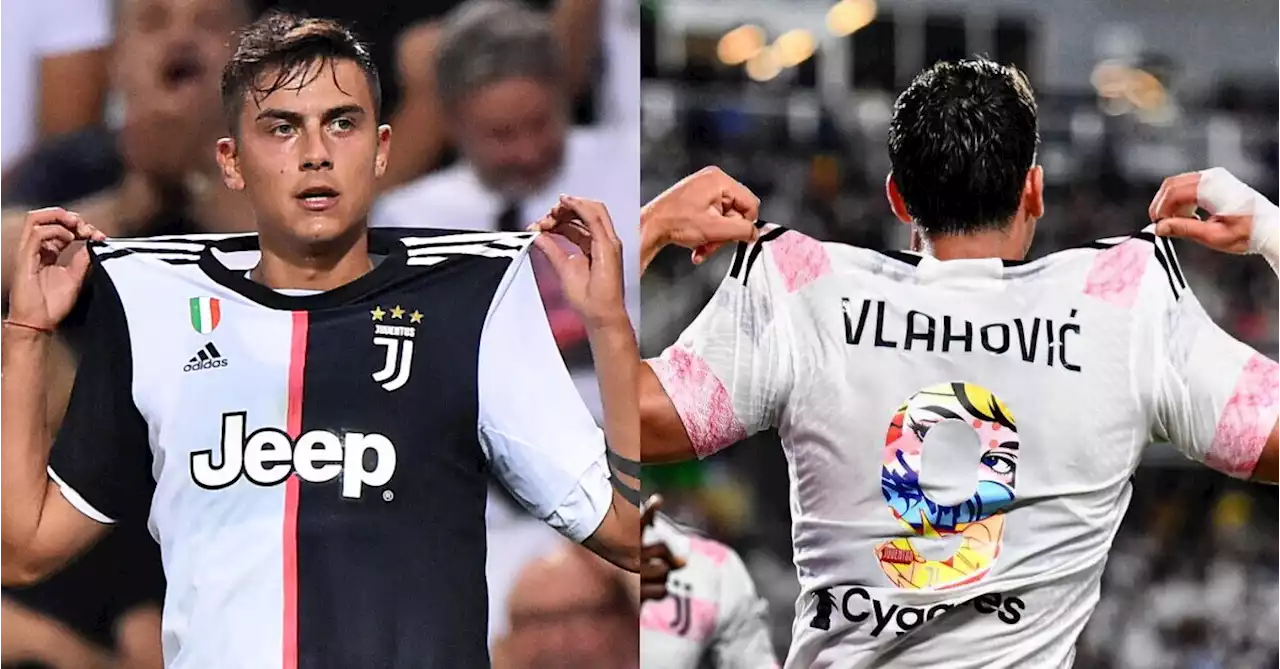 Juve, Vlahovic esulta come Dybala nel 2019: anche allora c&#39;entrava Lukaku