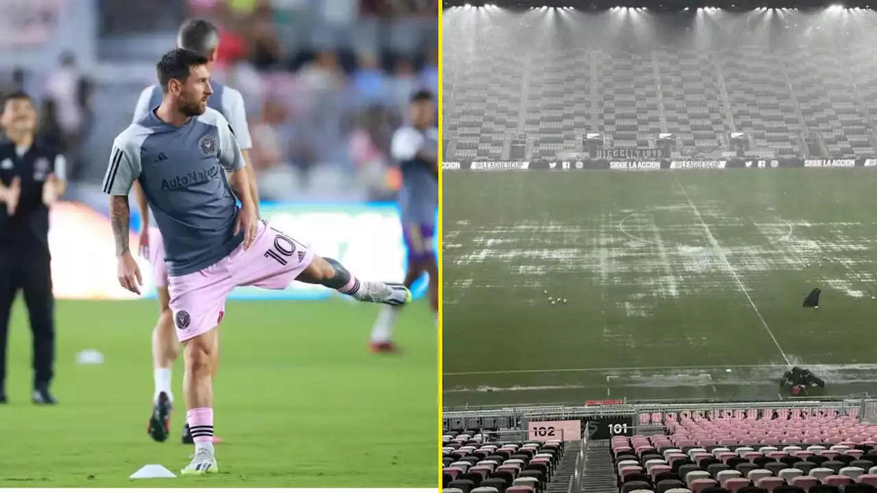 Messi made to wait as Inter Miami's League Cup clash is delayed due to severe weather