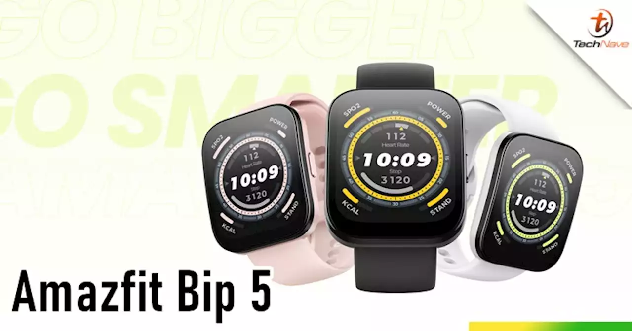 AmazFit Bip 5 Malaysia release - special launch price at RM319 for the first 200 customers | TechNave