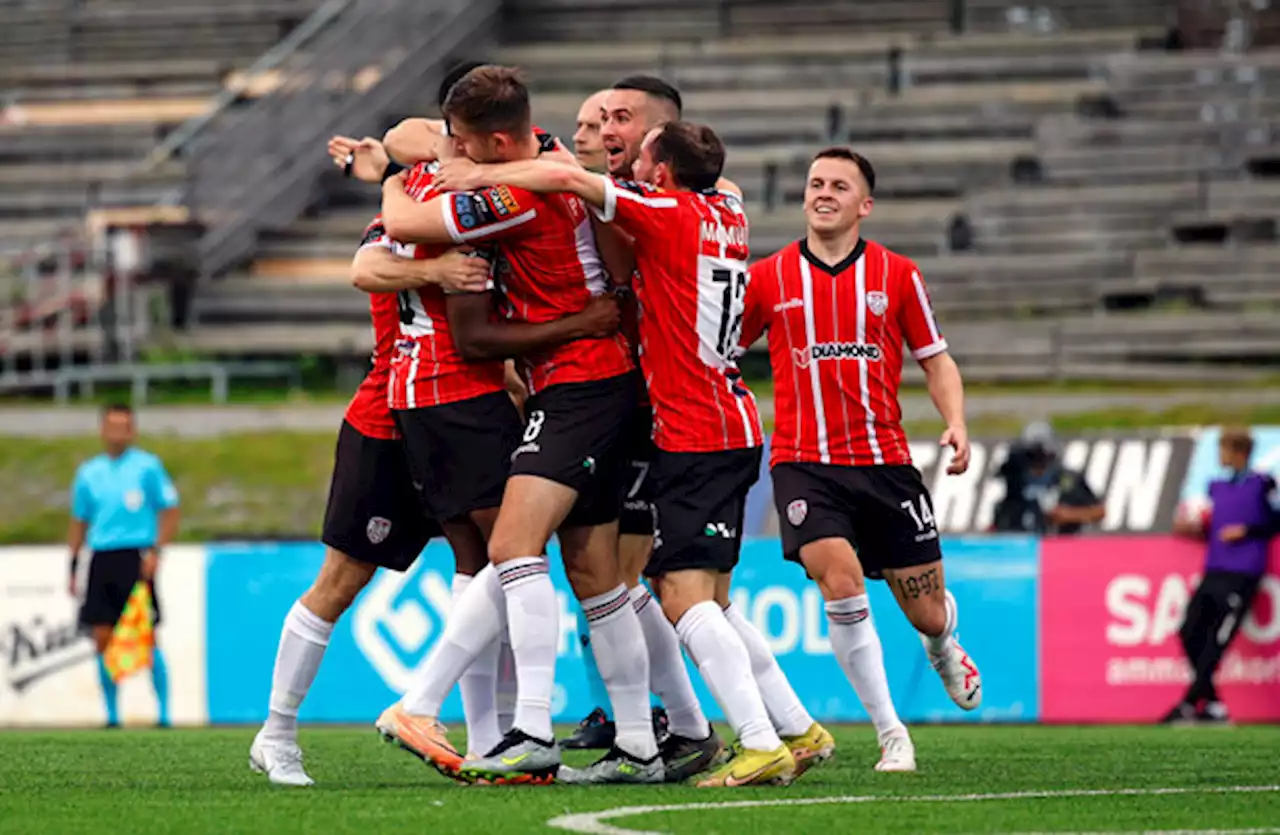 Duffy header sees Derry progress in Europe after 6-goal thriller