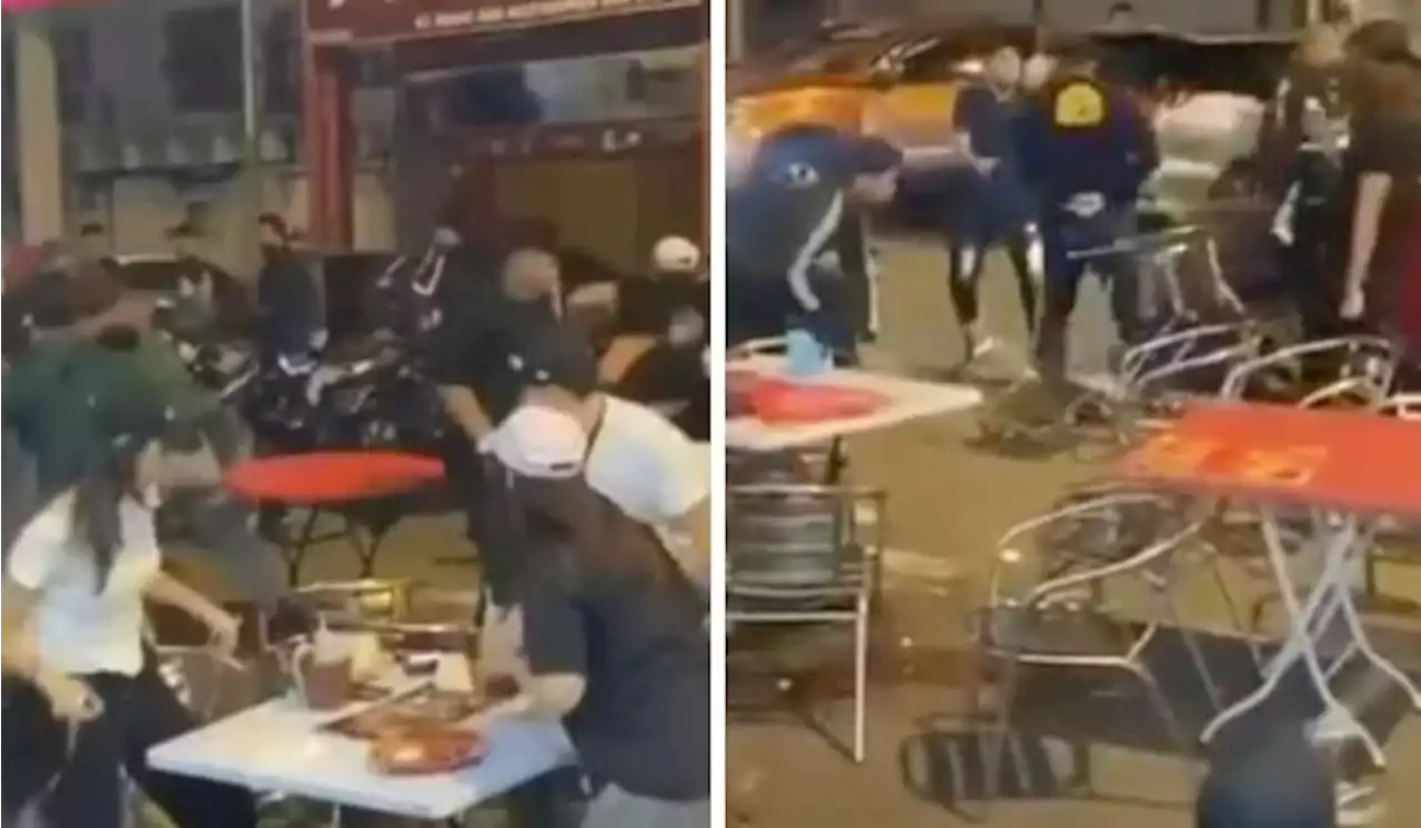 [Watch] WWE Mayhem At Mamak Stall: Gang Fight Leaves Tables And Chairs In Shambles | TRP