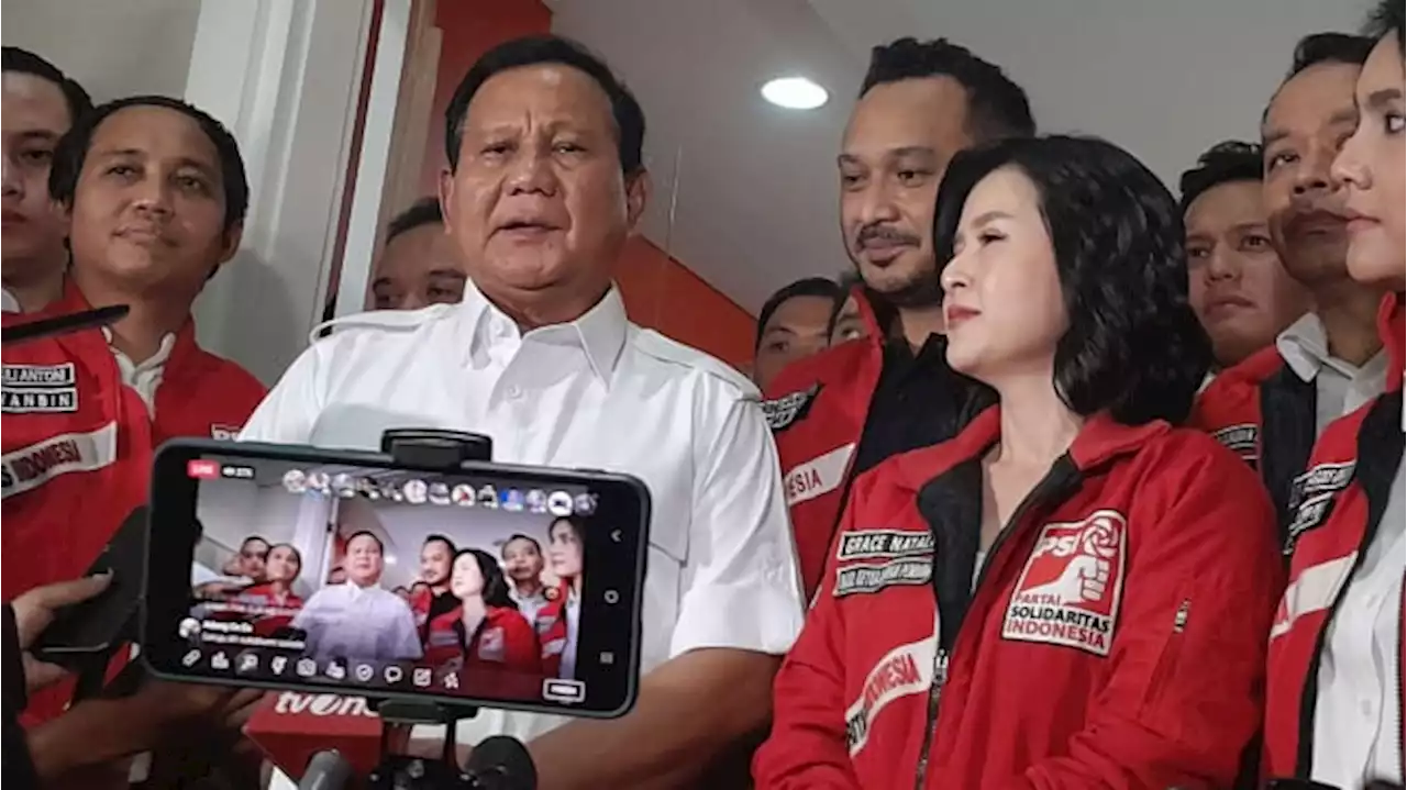 Didatangi Prabowo, PSI Mantapkan Dukungan Capres Arahan Jokowi