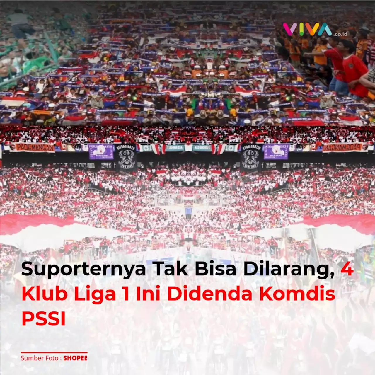 Suporternya Tak Bisa Dilarang, 4 Klub Liga 1 Ini Didenda Komdis PSSI