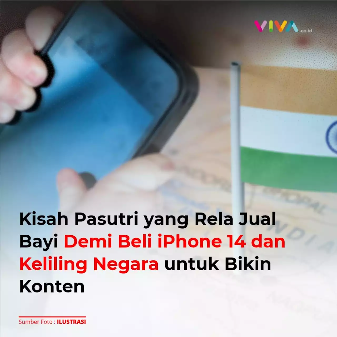 Kisah Pasutri yang Rela Jual Bayi Demi Beli iPhone 14 dan Keliling Negara untuk Bikin Konten