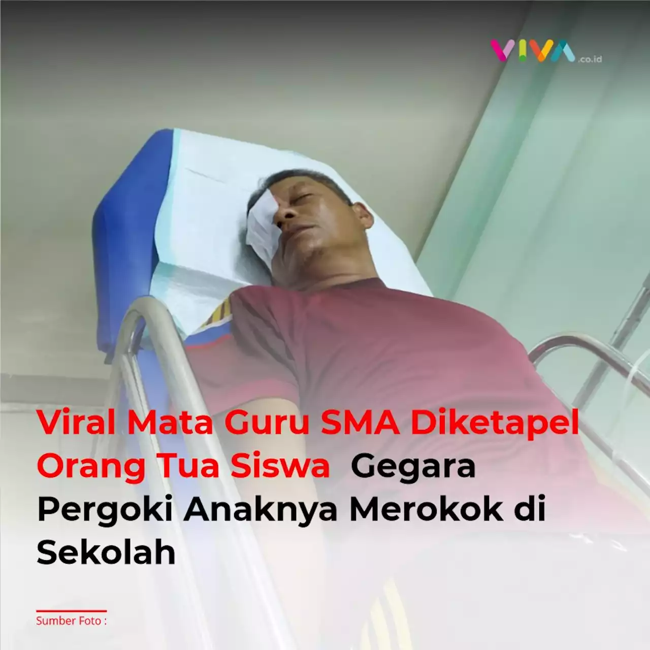 Viral Mata Guru SMA Diketapel Orang Tua Siswa Gegara Pergoki Anaknya Merokok di Sekolah